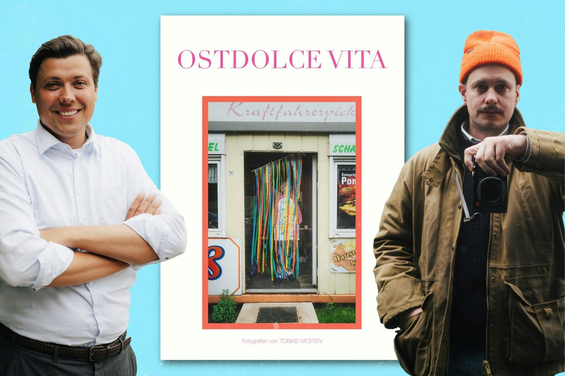 Der sächsische Pfarrer Justus Geilhufe (li.) und der in der Schweiz lebende Fotograf Tobias Westen haben sich für den Bildband zusammengetan.