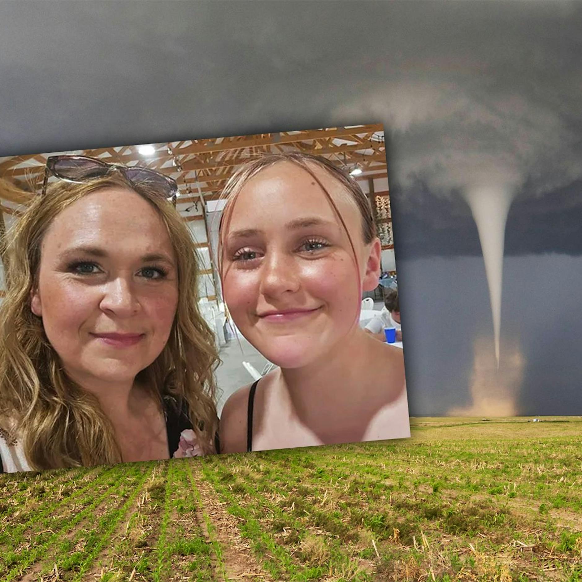 Panische Schreie am Telefon: Mutter und Tochter sterben in Tornado