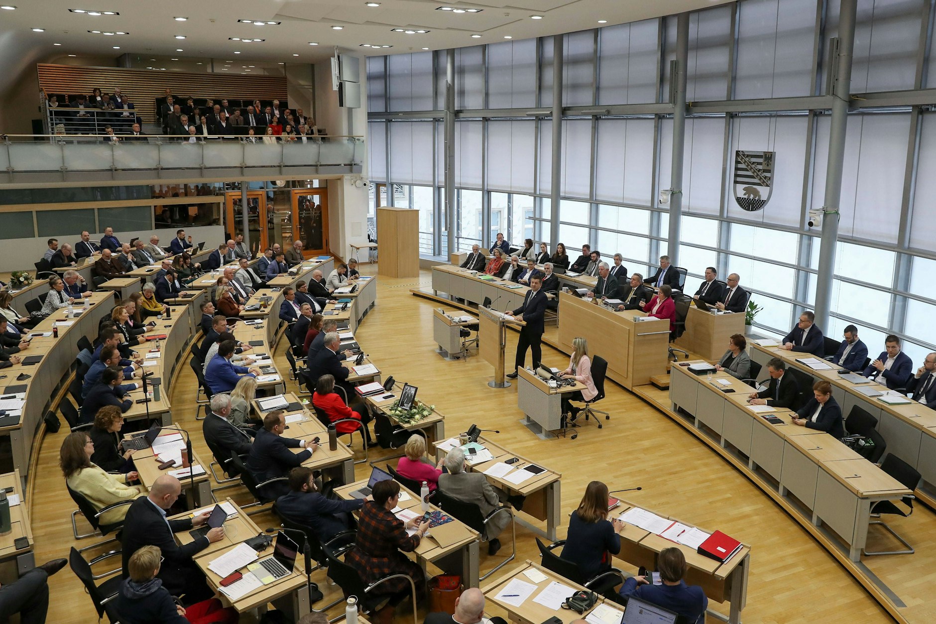 Sven Schulze (CDU) hält im Januar seine erste Rede als neuer Ministerpräsident von Sachsen-Anhalt. Am 6. September wird der Landtag neu gewählt.