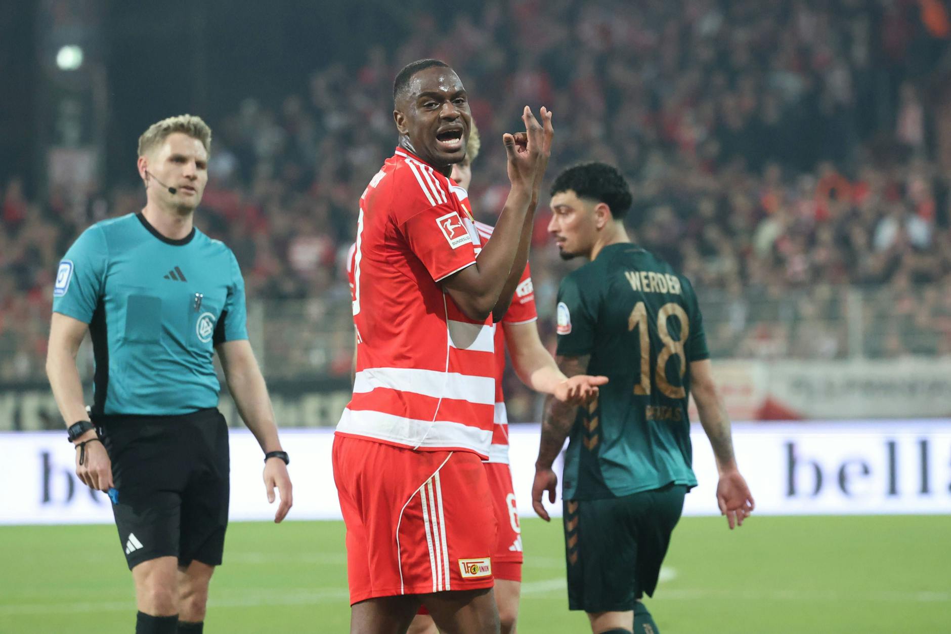 Ilyas Ansah holte gegen Werder Bremen den Elfmeter für Union raus, den Derrick Köhn zur zwischenzeitlichen Führung verwandelte.