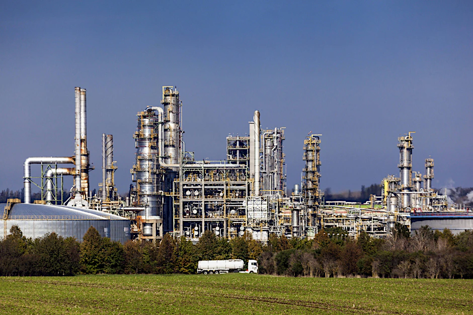 Hat spätestens seit 2022 mit zahlreichen Krisen zu kämpfen: Der Chemiepark in Leuna.