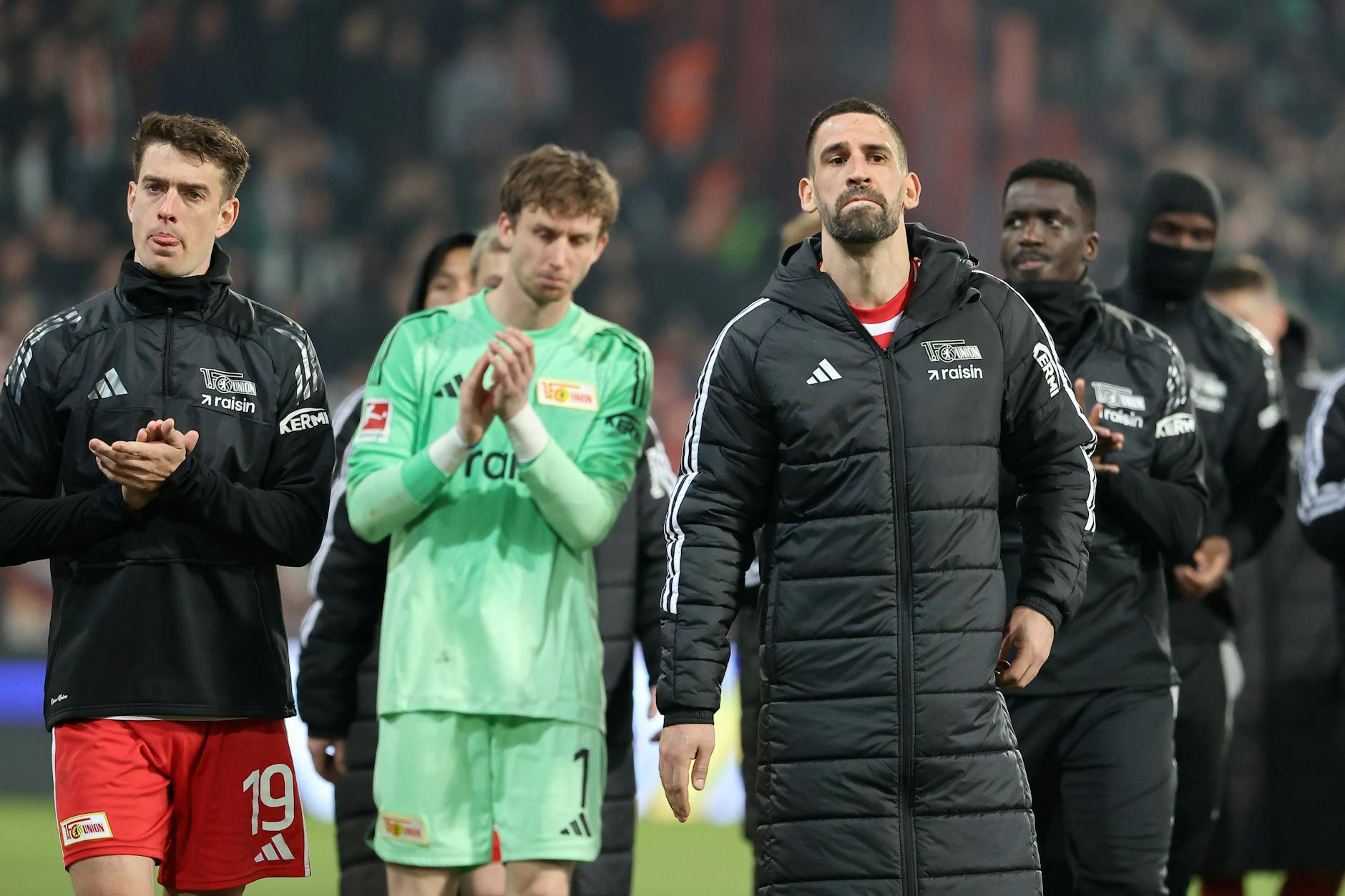 Die Spieler des 1. FC Union bekamen von den Fans nach dem 1:4 gegen Werder eine deutliche Ansage.