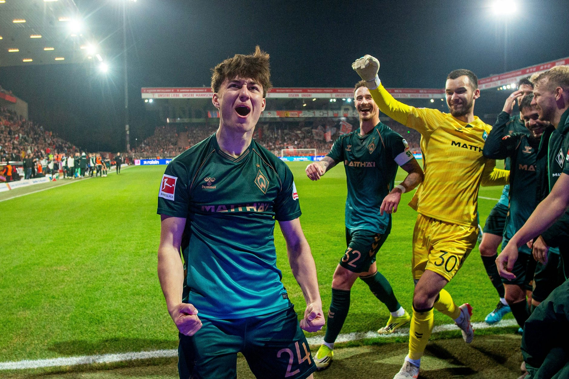 Ein Berliner trifft in Köpenick: Ex-Hertha-Talent Patrice Covic (18) jubelt über sein erstes Tor in der Bundesliga.