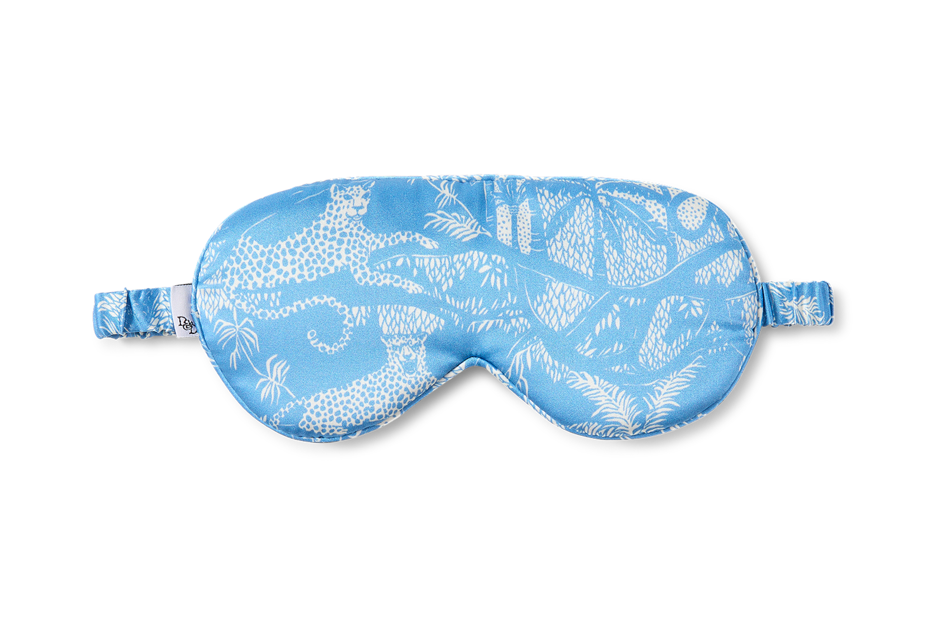 Sieht wild aus, ist aber ganz sanft: Die Schlafmaske aus 100 Prozent Seide garantiert den Schönheitsschlaf.