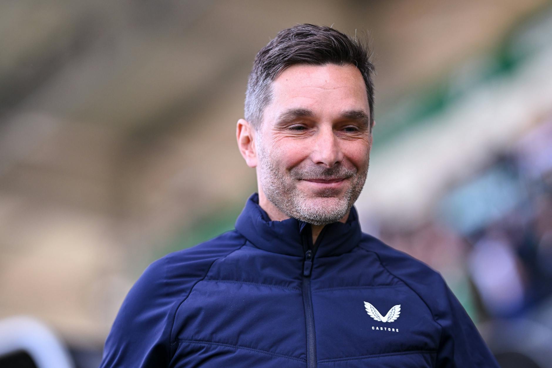 Der Hertha-Trainer hat nach dem 2:1-Sieg in Münster wieder gute Laune, und ein Spieler macht ihn besonders froh.