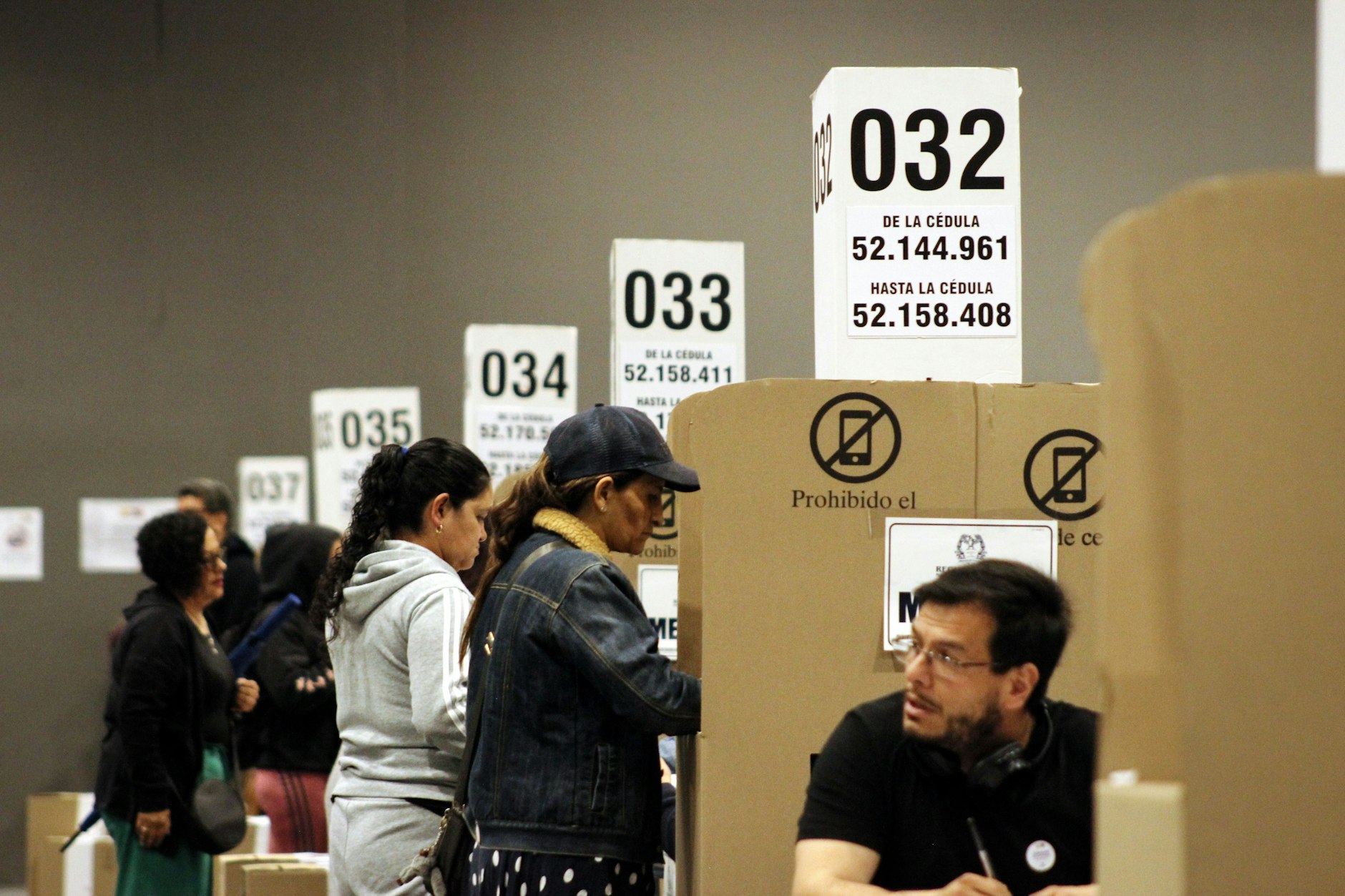 Bei der Parlamentswahl in Kolumbien am Sonntag.