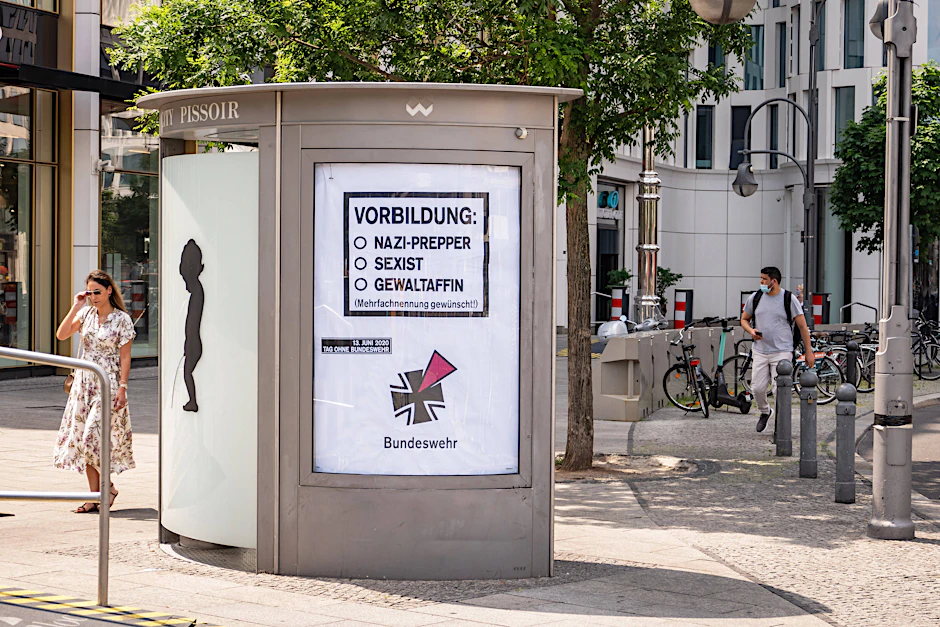 Bereits 2020 kam es zu einer ähnlichen Plakataktion in Berlin. (Archivbild)