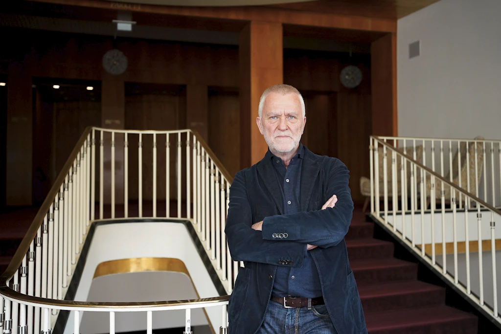 Bernd Franke im Leipziger Opernhaus. Sein Oper „Coming Up For Air“ feiert am 14.03. Premiere