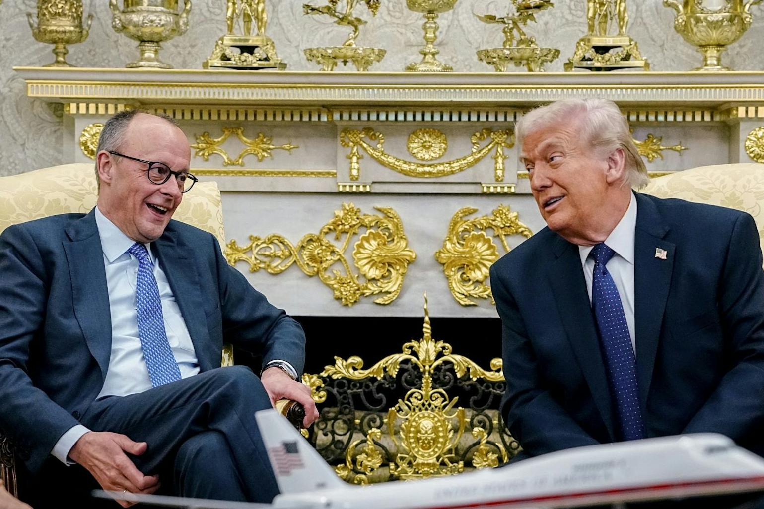 US-Präsident Donald Trump empfing Bundeskanzler Friedrich Merz (CDU) im Weißen Haus.