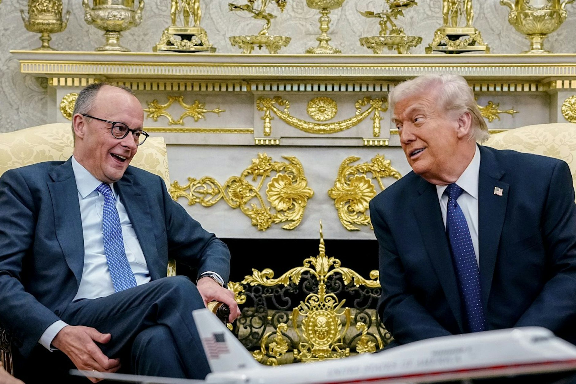 US-Präsident Donald Trump empfing Bundeskanzler Friedrich Merz (CDU) im Weißen Haus. 