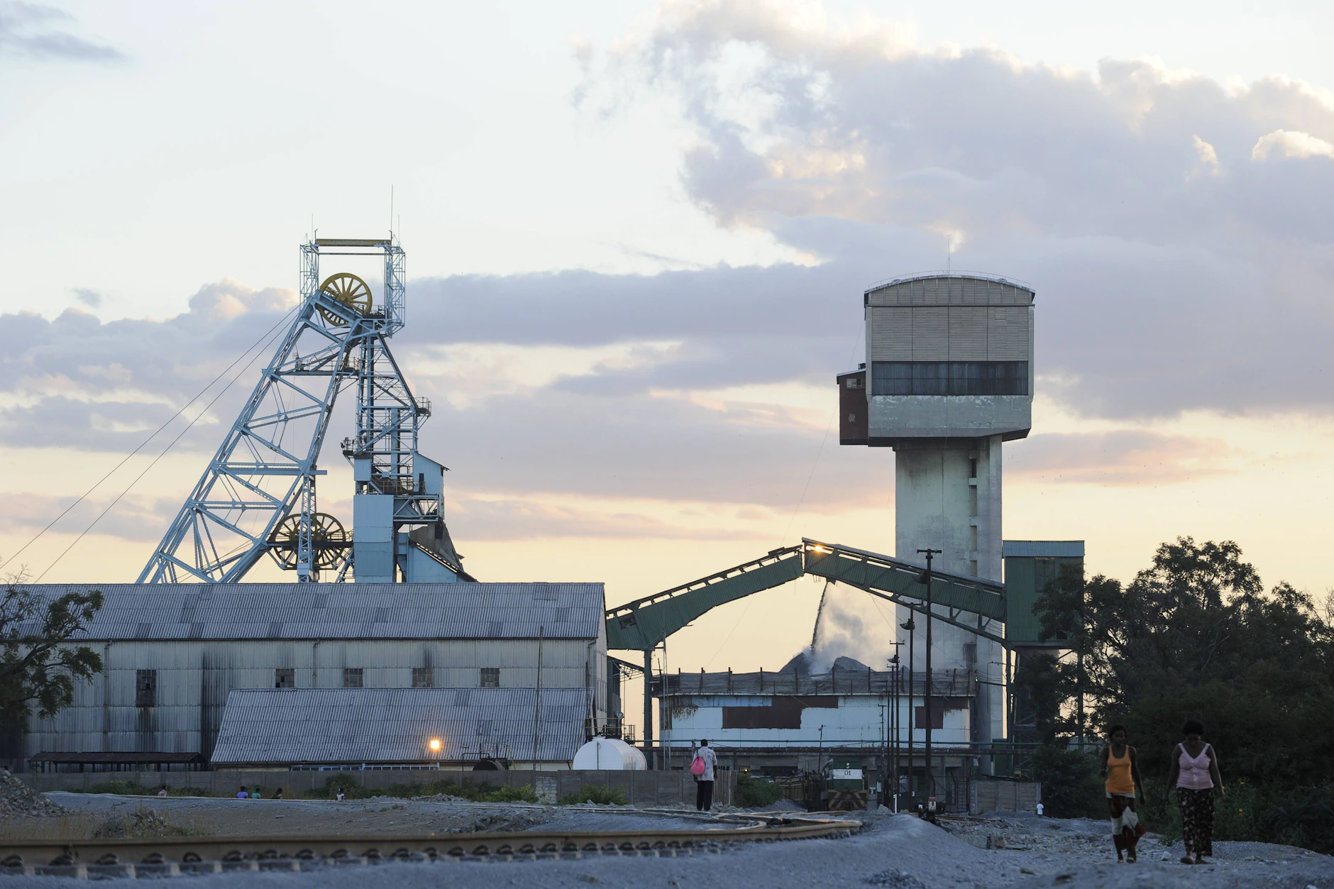 Kupferbergbau im sambischen Copperbelt