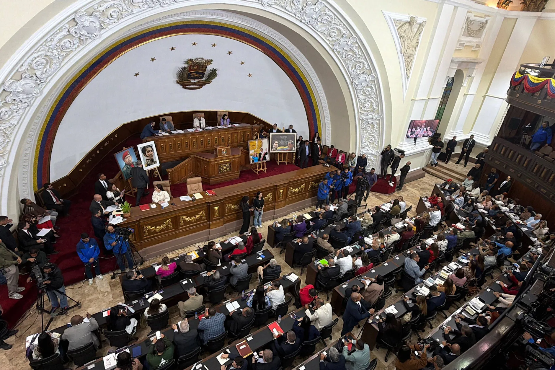 Venezuelas Nationalversammlung berät über ein neues Bergbaugesetz.