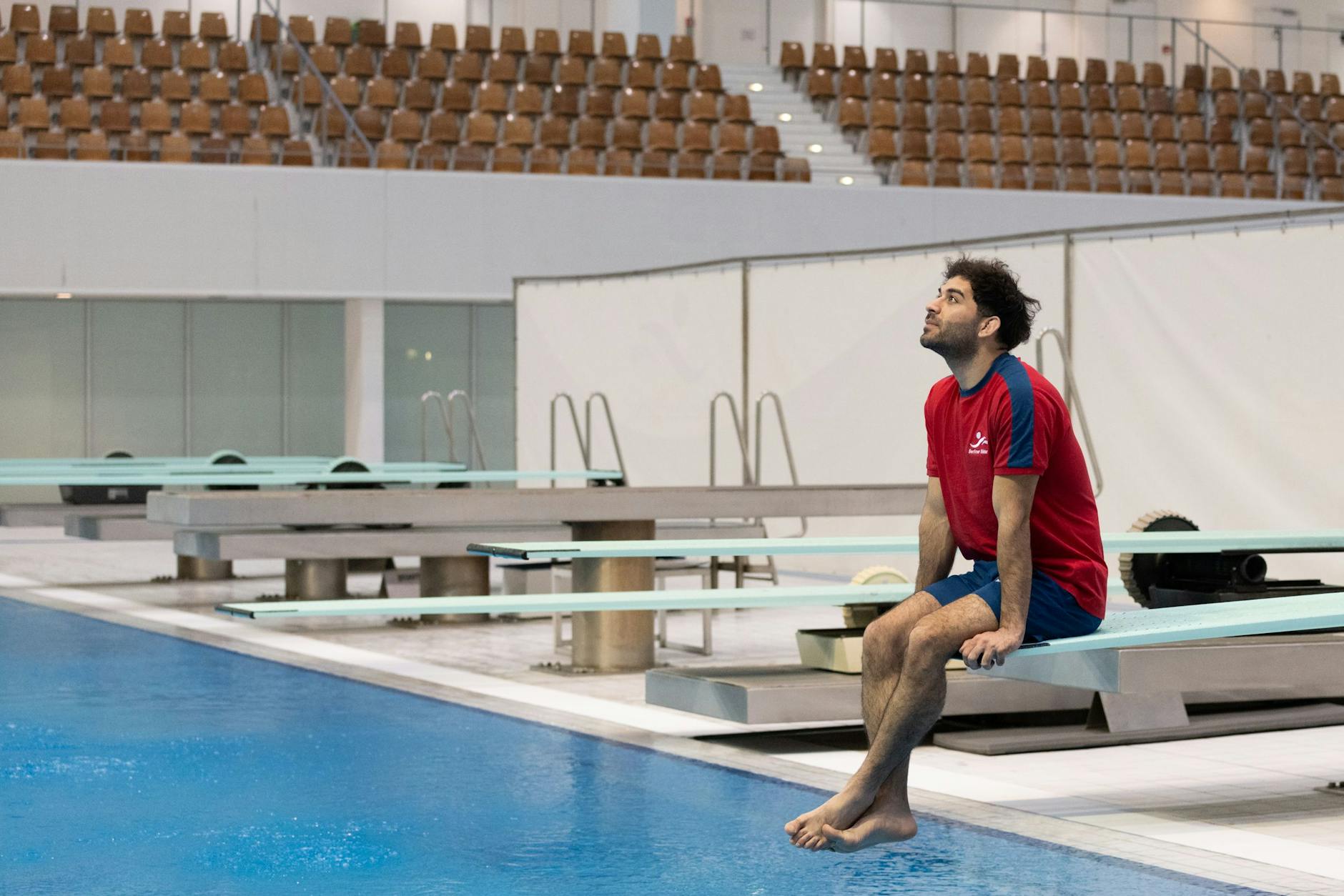 Armin Babaeitapekali ist sehr stolz auf den Ausbildungsplatz bei den Berliner Bäder-Betrieben.