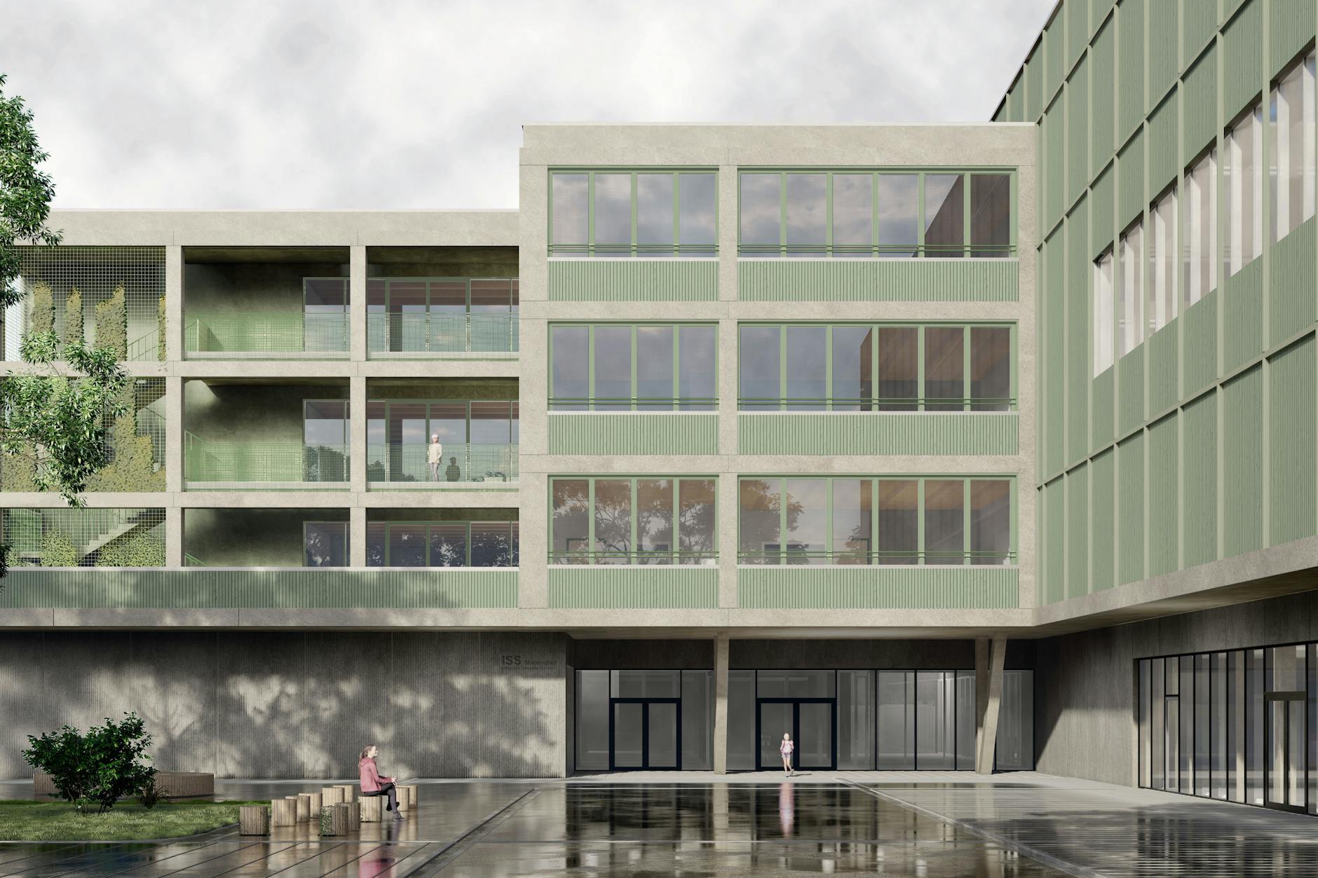 So soll das neue Schulgebäude in der Eisenacher Straße aussehen, wenn es fertig ist.