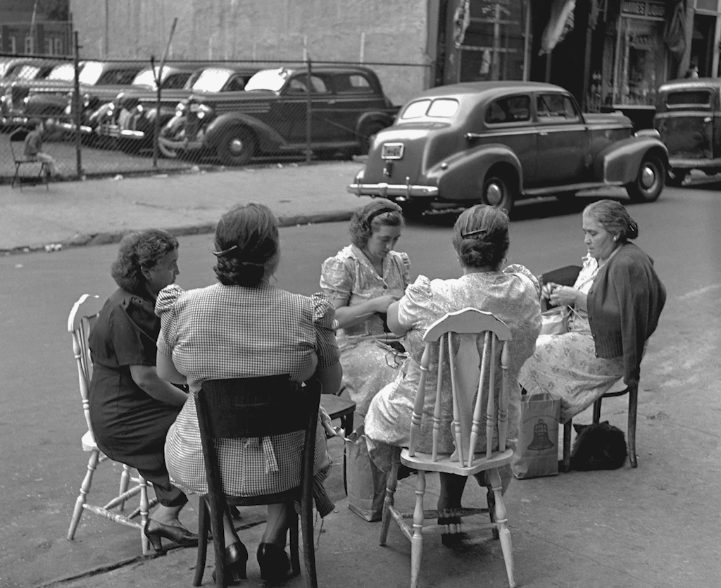 Fred Stein: Knitting Circle, New York 1949
