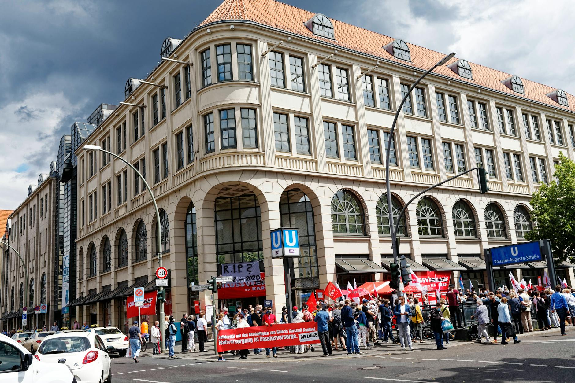 Verdi kämpft für den Erhalt der Galeria-Jobs.