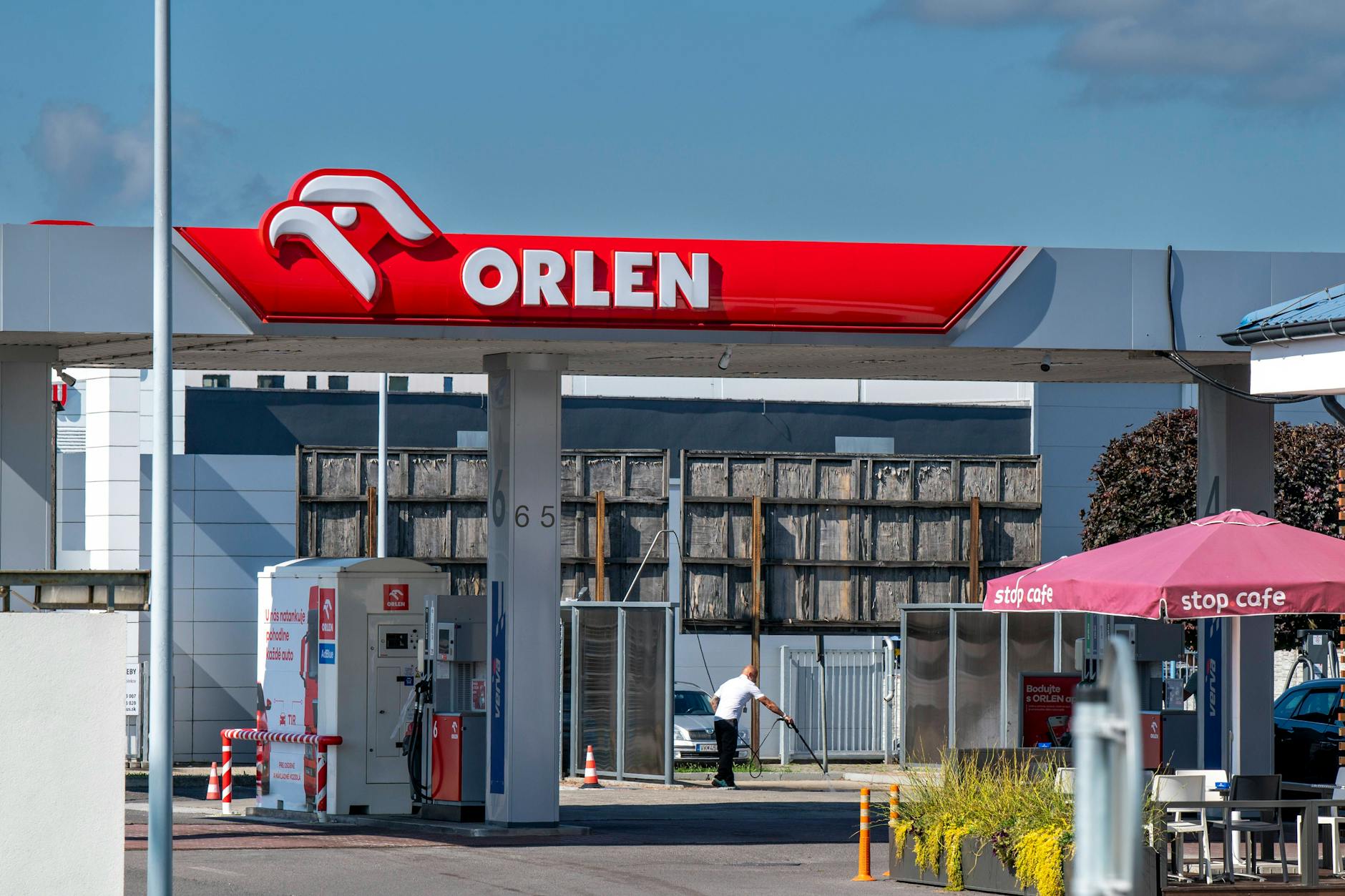 Orlen-Tankstellen in Polen bieten ab Donnerstag eine Sonderaktion an.