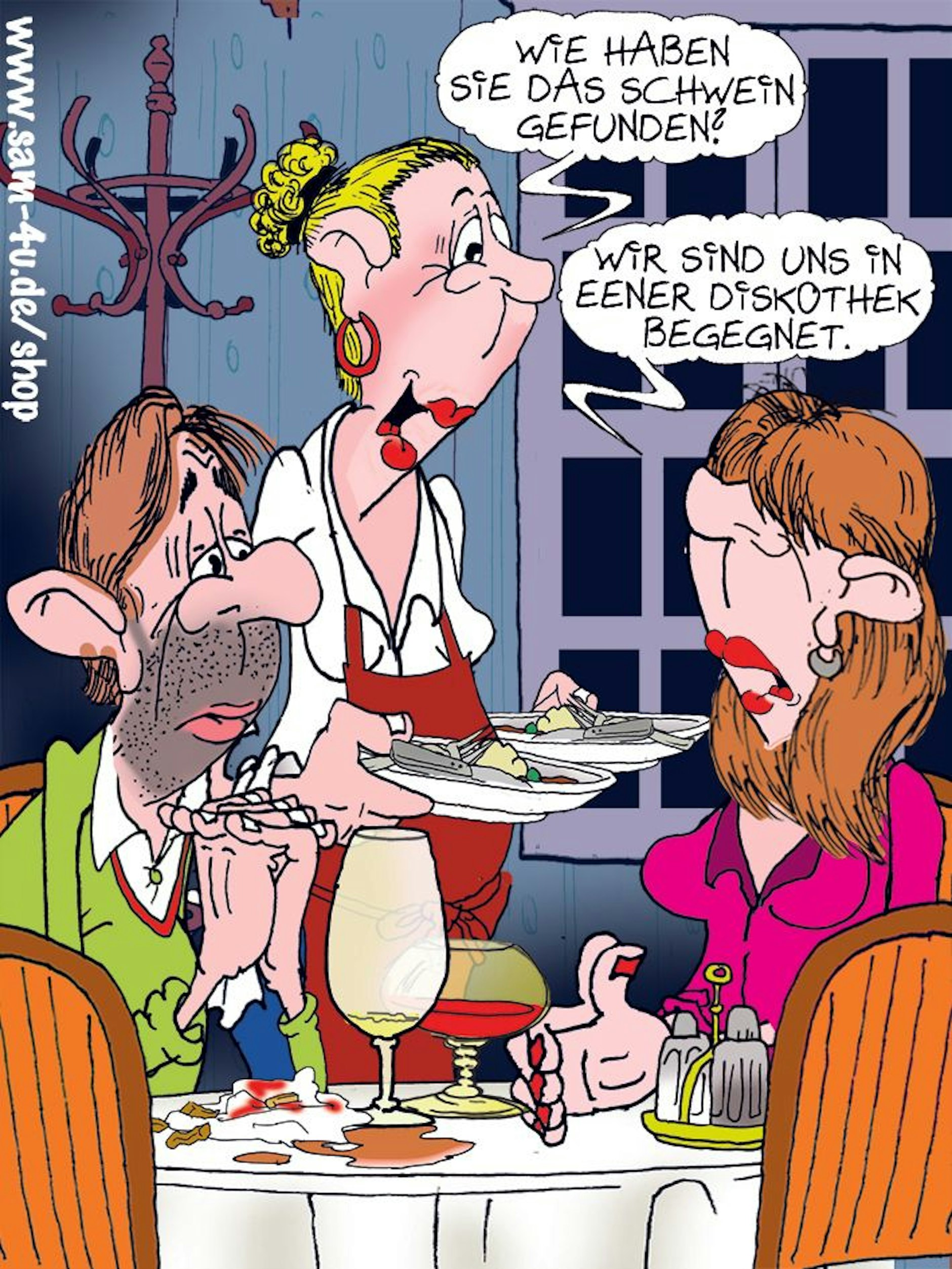 Der Cartoon des Tages aus der Feder von Sam Paff bringt Ihnen auch heute seinen typischen Berliner Humor!