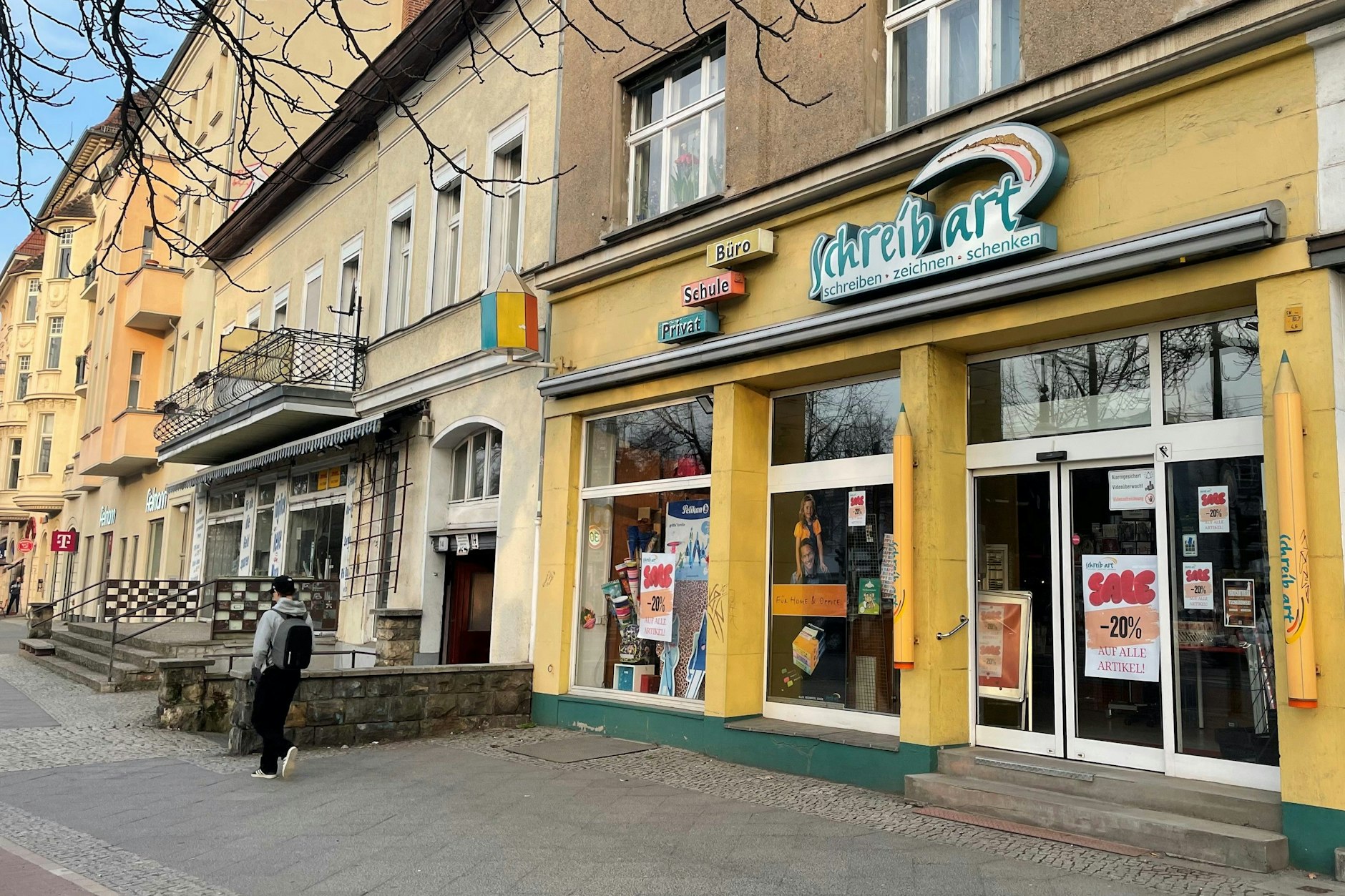 Ein beliebter Schreibwarenlanden am Pankower Anger schließt. Grund ist diesmal nicht die Mieterhöhung.