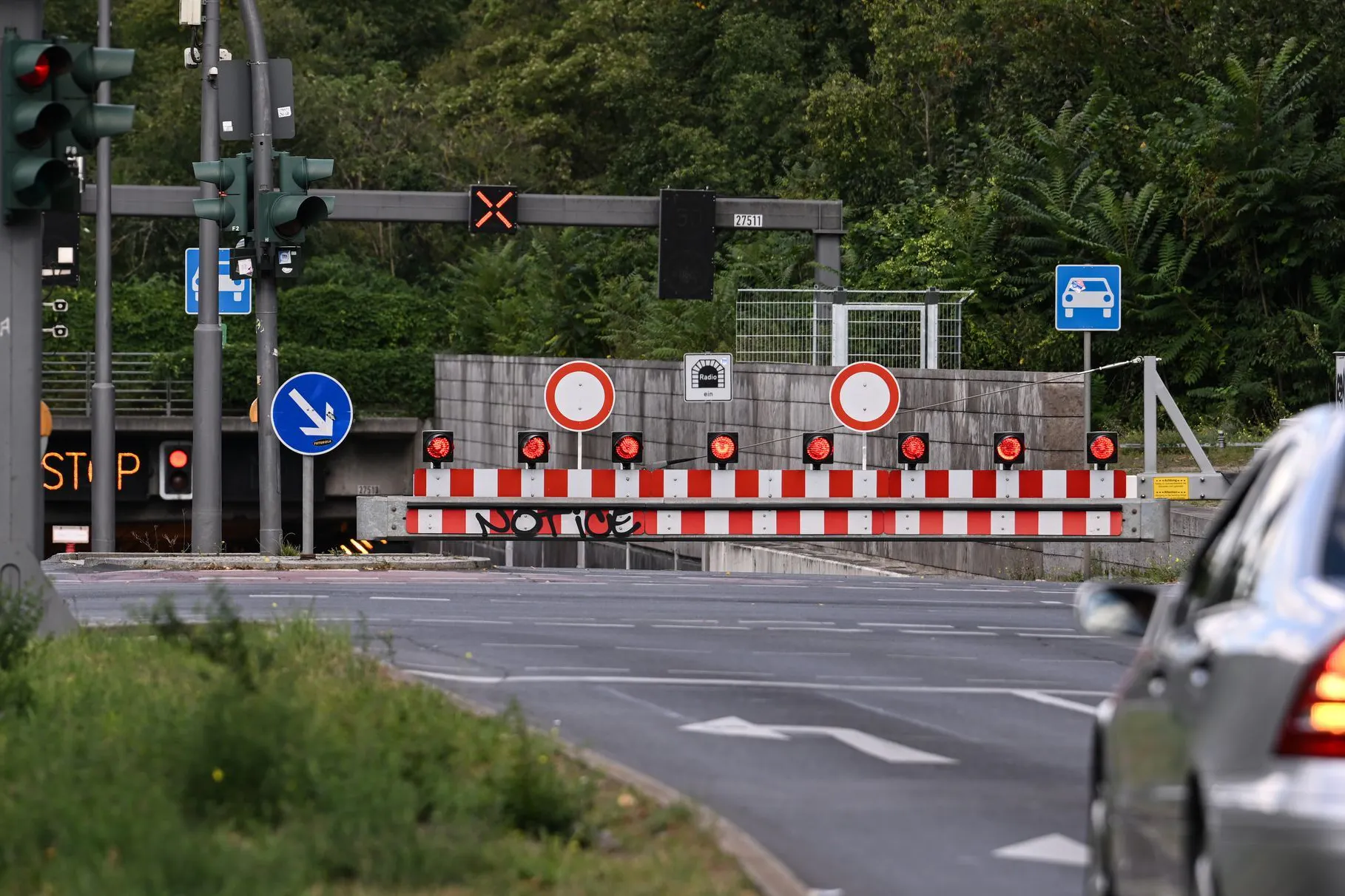 Der Tiergartentunnel wird erneut in der Nacht von Mittwoch auf Donnerstag gesperrt.