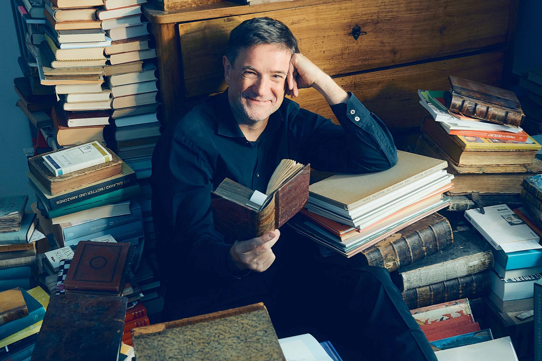 Markus Orths schreibt nicht nur Bücher, er liest auch leidenschaftlich.