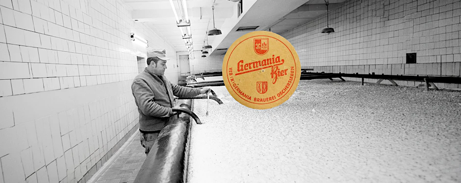 In der DDR gab es einige Brauereien. Hier sieht man einen Brauer in der Brauerei Braustolz in Karl-Marx-Stadt. Von der Brauerei in Oschersleben sind heute nur wenige Zeitzeugnisse erhalten, unter anderem Bierdeckel im DDR Museum Berlin.