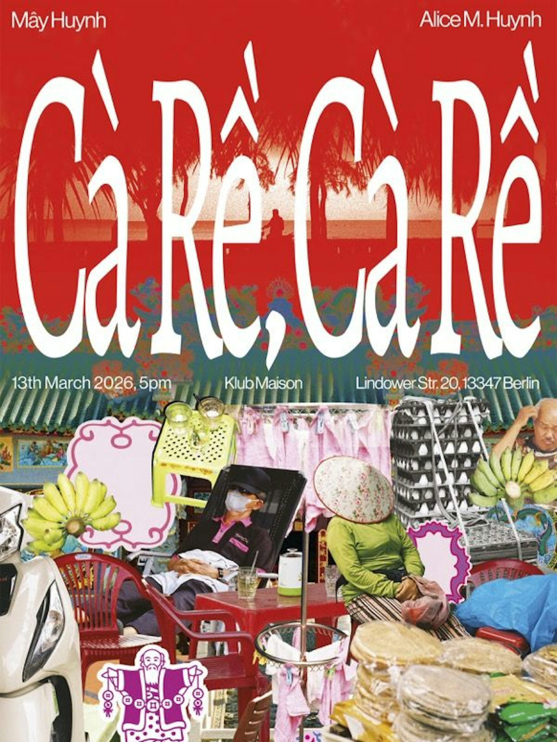 Analoge Bilder, Stoffe und Videoarbeiten prägen die Ausstellung der Schwestern Huynh.