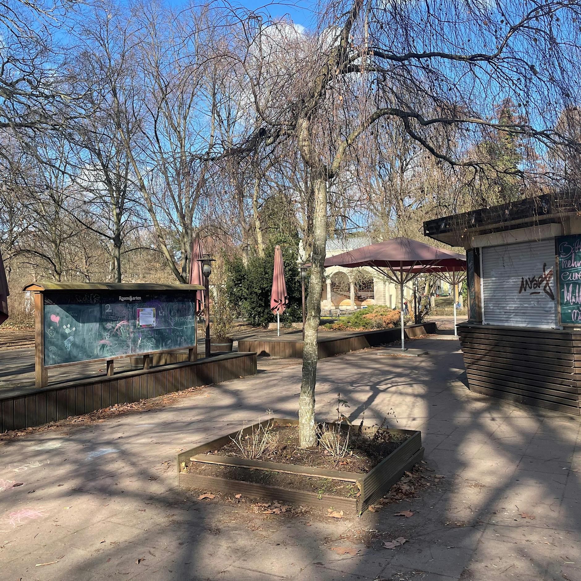 Bürgerpark-Pankow: Wasserschaden bringt Café Rosengarten endgültig ins Wanken