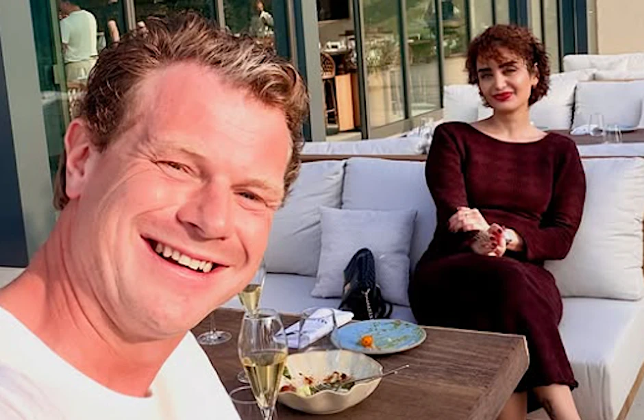 Dubai-Influencer Ben Moss mit seiner Frau