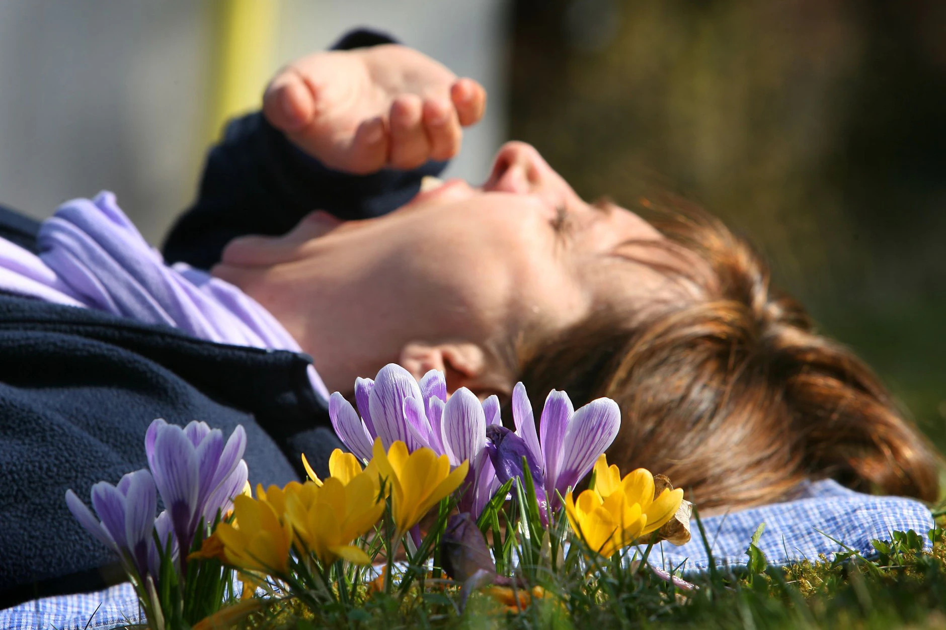 Wenn die Krokusse blühen, beginnt für viele die Zeit des großen Gähnens, oft begleitet von Schlappheit, Unlustgefühlen, Energiemangel und Kopfschmerzen.