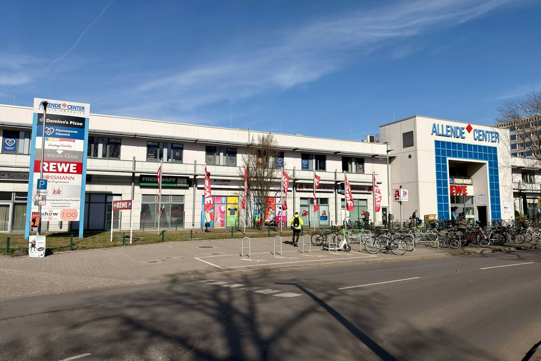 In das Allende-Center verirrte sich in am Freitag ein Wildschwein.