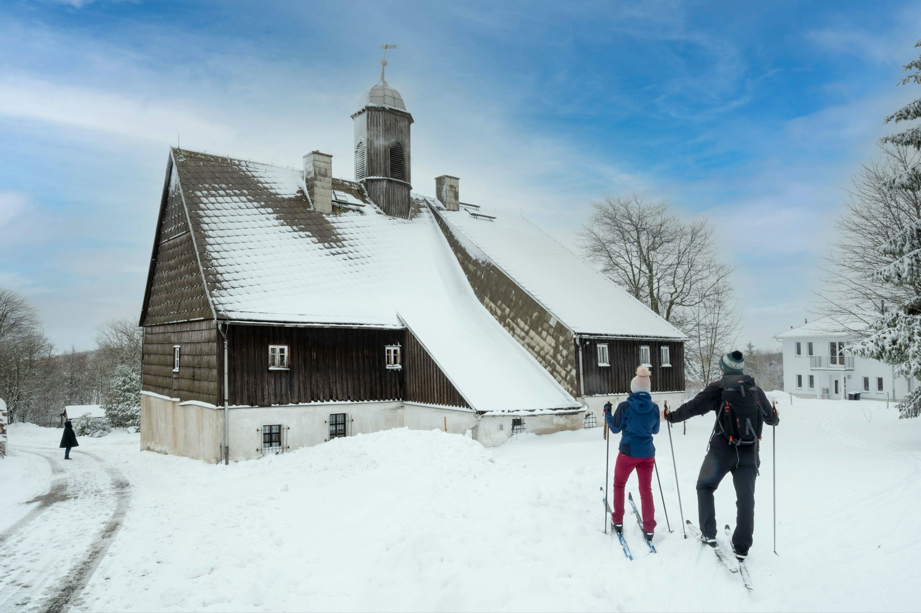 Zinnwald ist eine beliebte Urlaubsregion, vor allem im Winter. Schon die Mitarbeiter der Stasi genossen hier zu DDR-Zeiten die schöne Gegend.