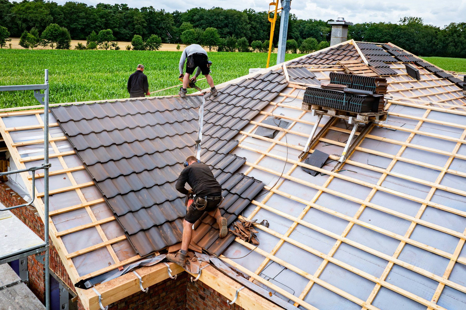 Auch am Bau sind Überstunden üblich.