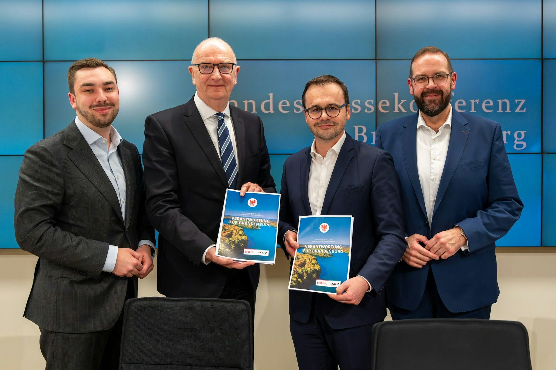Vorstellung des Brandenburger Koalitionsvertrages.