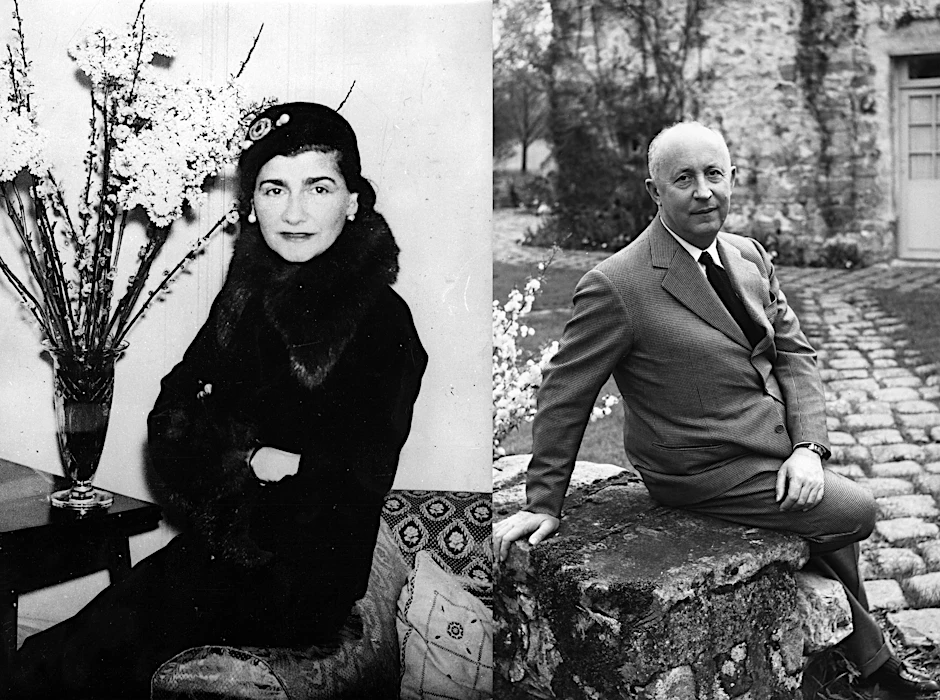 Coco Chanel und Christian Dior