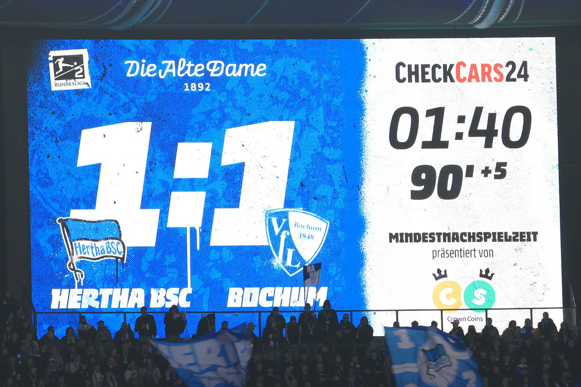 Das 1:1 gegen den VfL Bochum war für Hertha BSC der vierte verschenkte Sieg nach einer Führung.