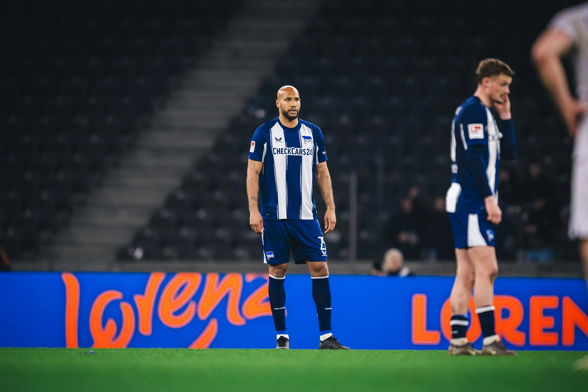 Jay Brooks konnte es nicht fassen. Zwei Minuten nach seiner Einwechslung kassierte Hertha BSC das 1:1 gegen den VfL Bochum.. 