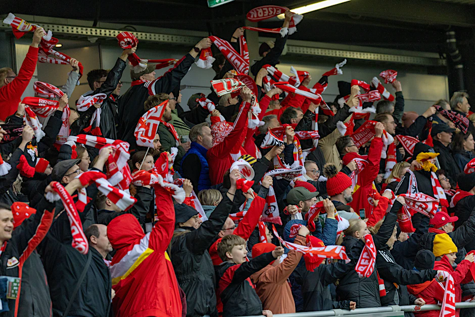 Die Fans des 1. FC Union Berlin machten aus dem Auswärtsspiel bei RB Leipzig ein eisernes Heimspiel. 