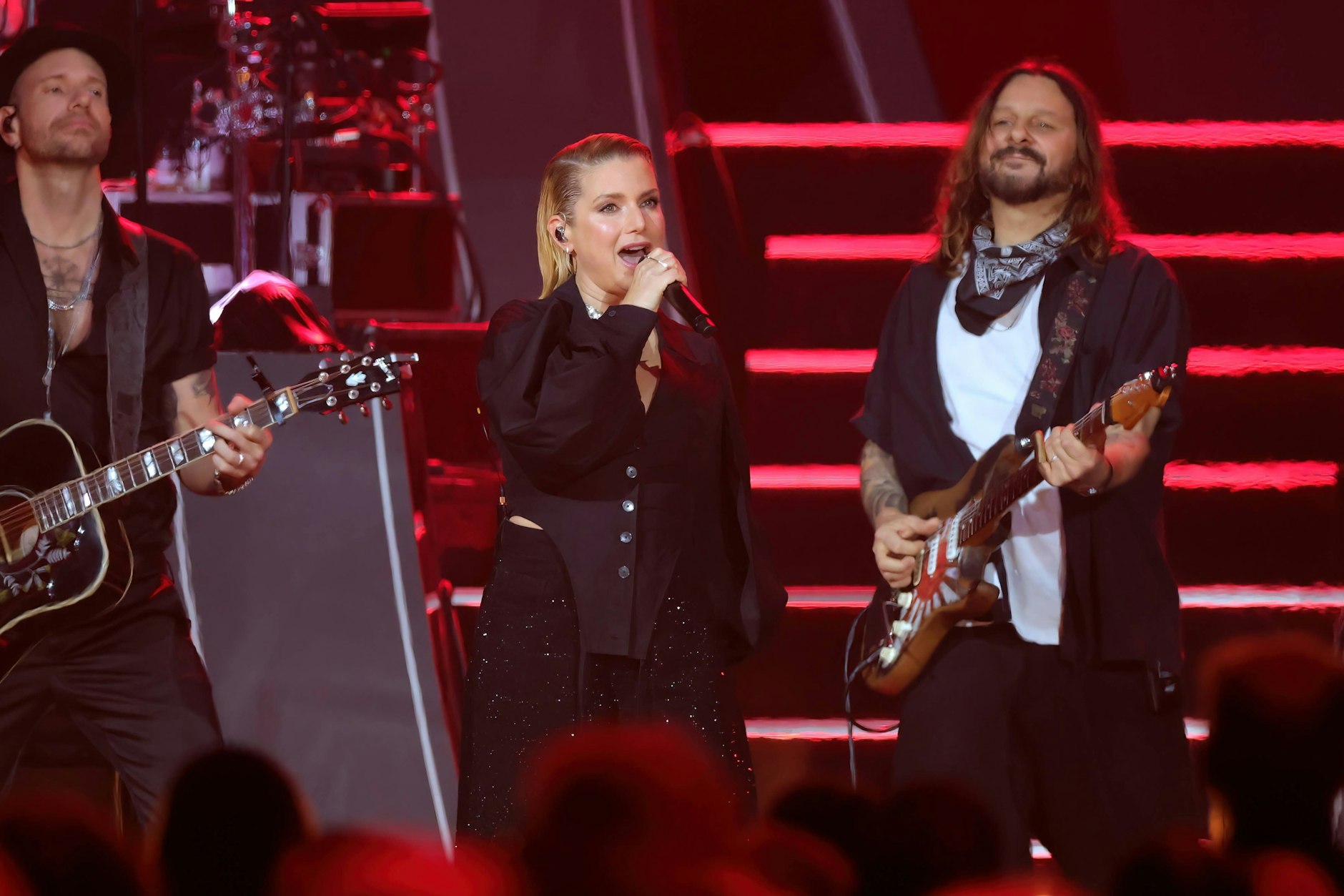 Sängerin Jeanette Biedermann mit ihrem Ex Jörg Weißelberg bei der „Giovanni Zarrella Show“.