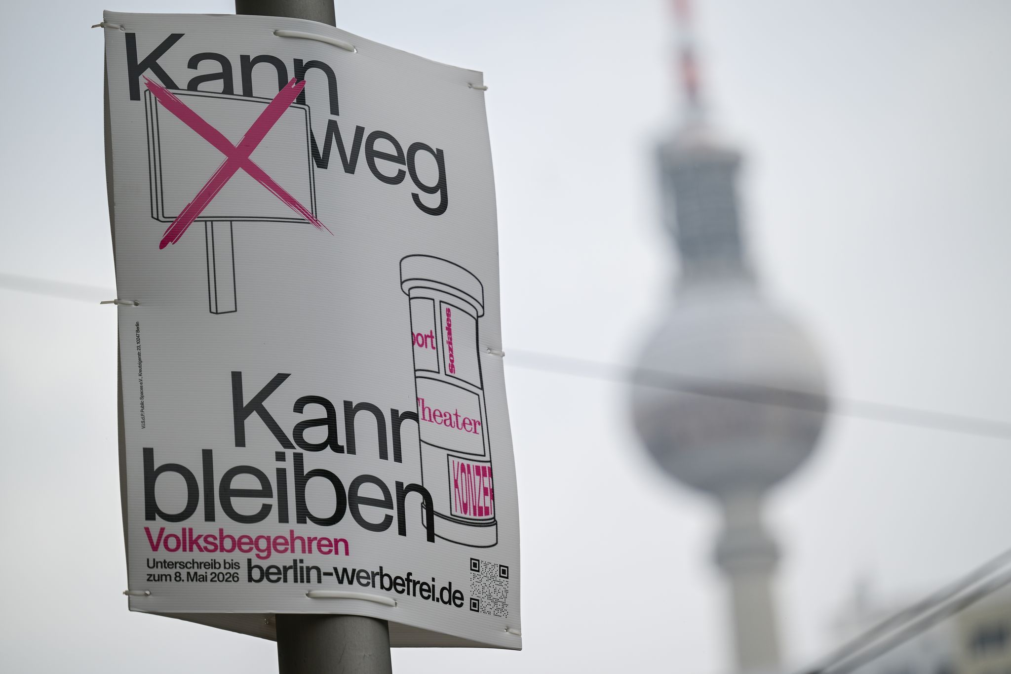 „Berlin werbefrei“: Wer steckt hinter dem Volksbegehren?