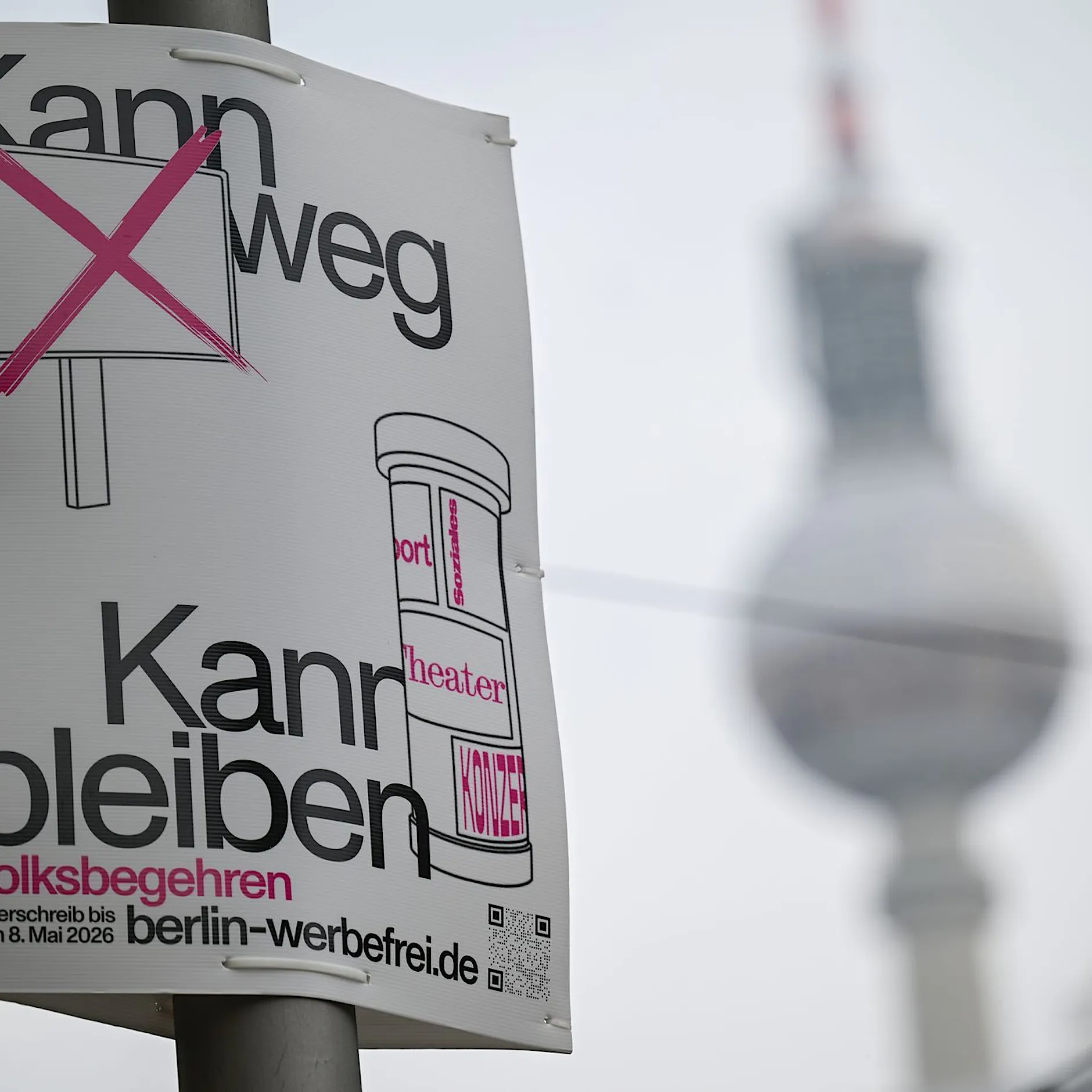 „Berlin werbefrei“: Wer steckt hinter dem Volksbegehren?