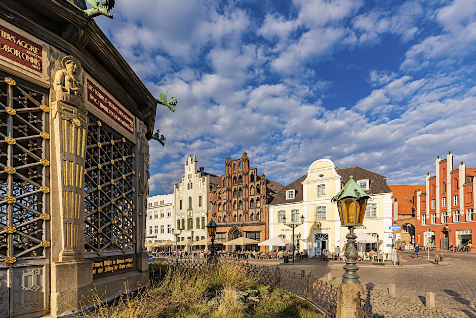 Die Altstadt von Wismar: In der mecklenburgischen Hansestadt wird am 12. April ein neuer Bürgermeister gewählt.