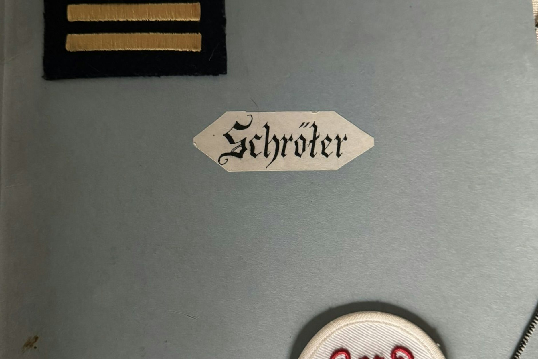 Der Hefter von Jörg Schröter zu seiner Zeit bei der Marine.