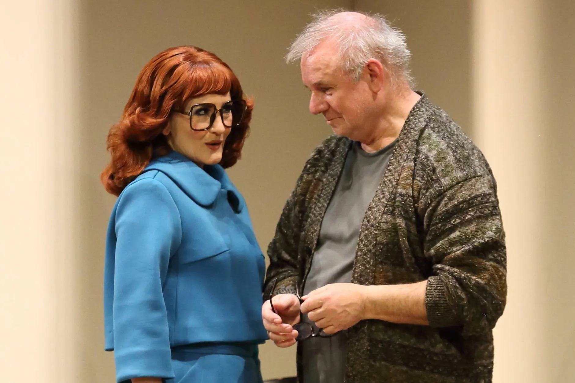 Katharine Mehrling als Sophia und Joachim Król als Wolfgang