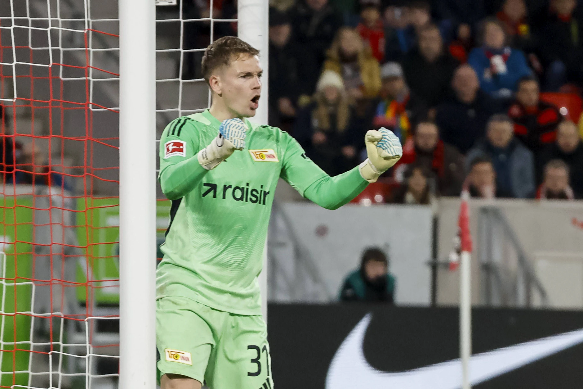 Matheo Raab war in Freiburg der große Rückhalt des 1. FC Union Berlin.