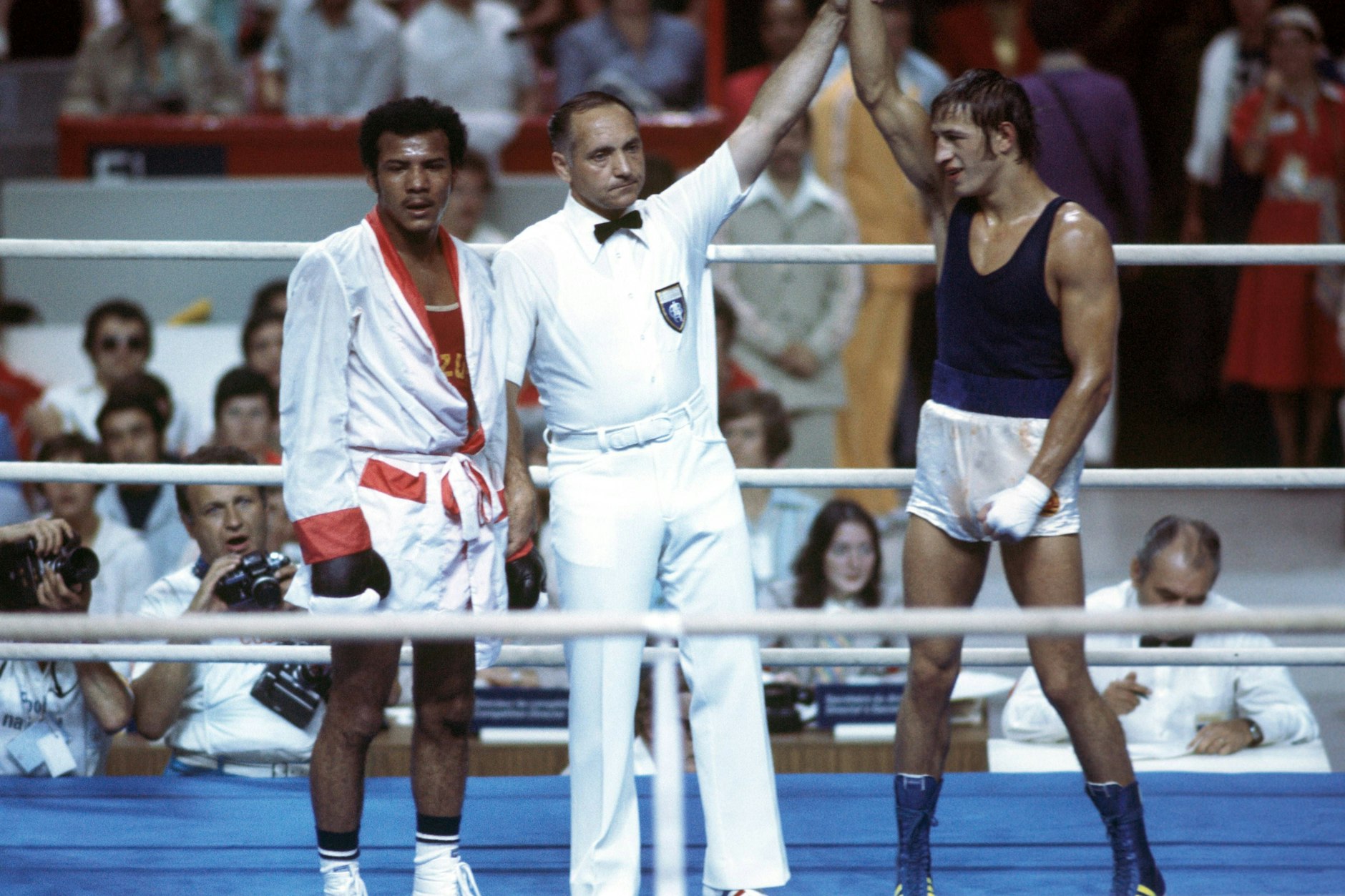 Jochen Bachfeld (re.), Box-Olympiasieger von 1976, ist im Alter von 73 Jahren gestorben.