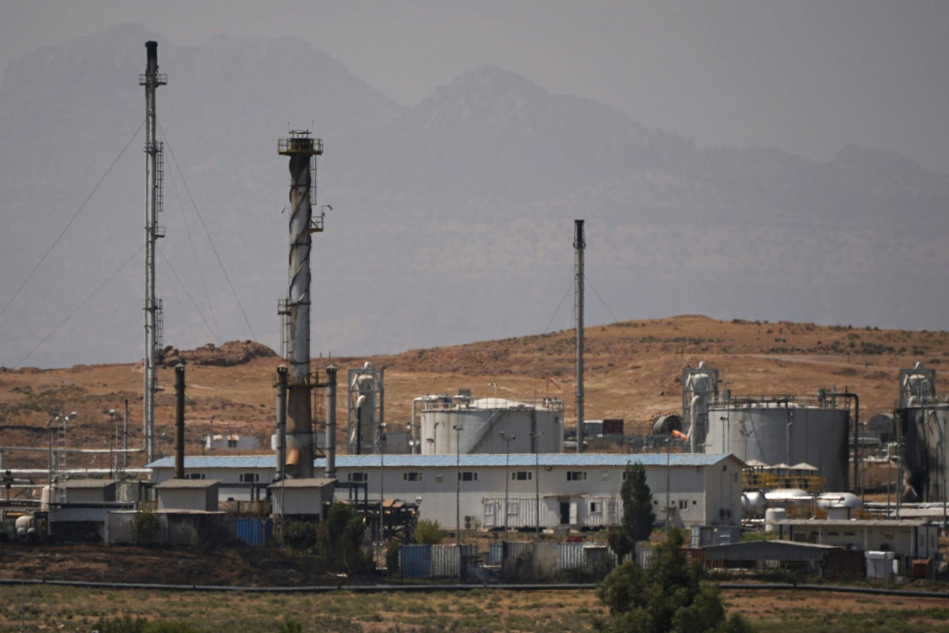 Eine Ölanlage im Irak