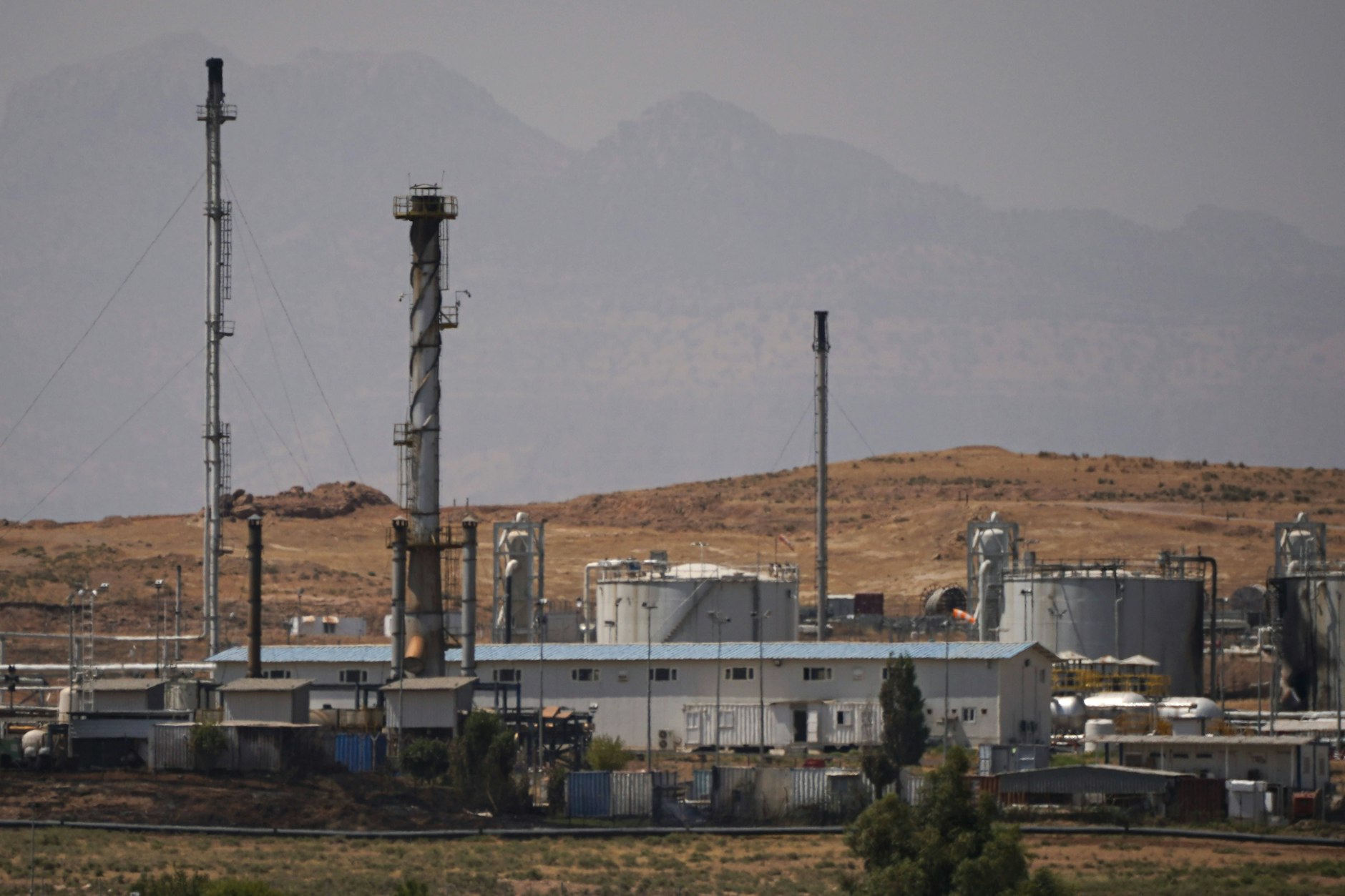 Eine Ölanlage im Irak