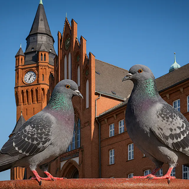 Tierschützer zeigen Bezirk an: Tötet Bezirksamt Tauben am Rathaus Köpenick?
