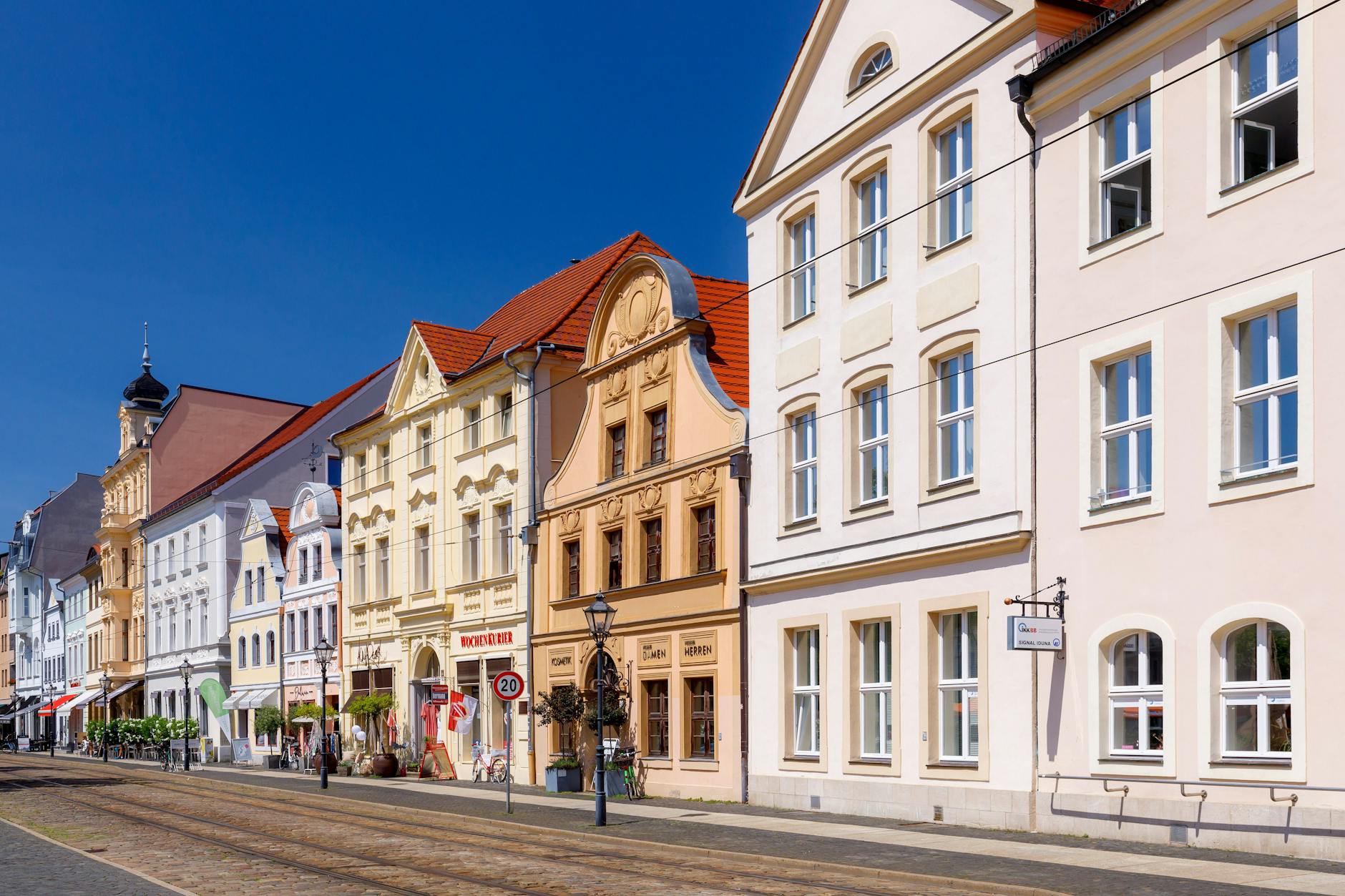 Der Altmarkt in Cottbus: ein eindrucksvolles Ensemble